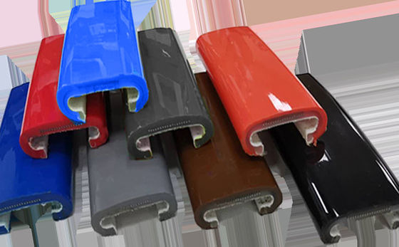 Escalator handrail,  C type, polyurethane (NT) handrai, various colors handrail, brack/blue/grey for indoor / outdoor
