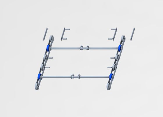 Pitch 135.46 Escalator Step Chain Pallet Chain CNAS Inside Roller Chain