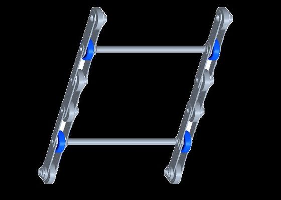Pitch 135.46 Escalator Step Chain Pallet Chain CNAS Inside Roller Chain