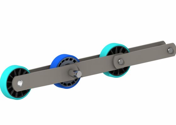 Detachable Escalator Step Chain Step Distance 410.4 Pitch 136 Escalator Step Inside Link